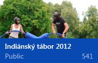Indiánský tábor 2012